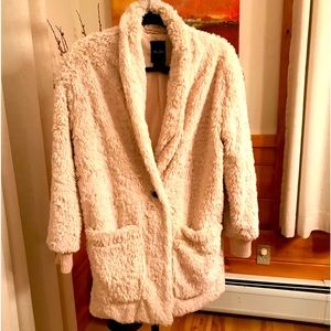 Me Jane~Jacket. So Soft!  Warm but lightweight. Ribknit cuffs. Size S.